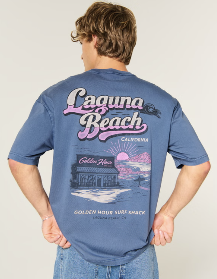  HOLLISTER  
Boxy Laguna Beach Graphic Tee 
25,95 €