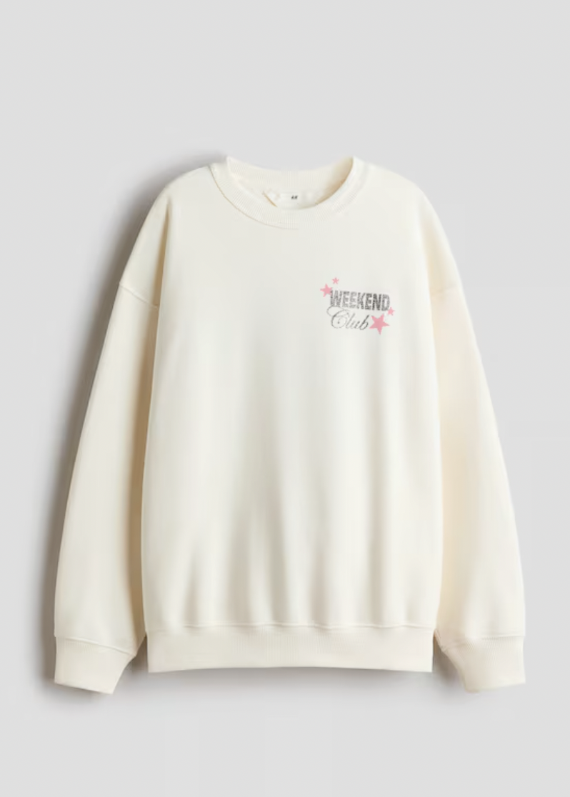  H&M  
Cream Sweatshirt 
 14,99 € 