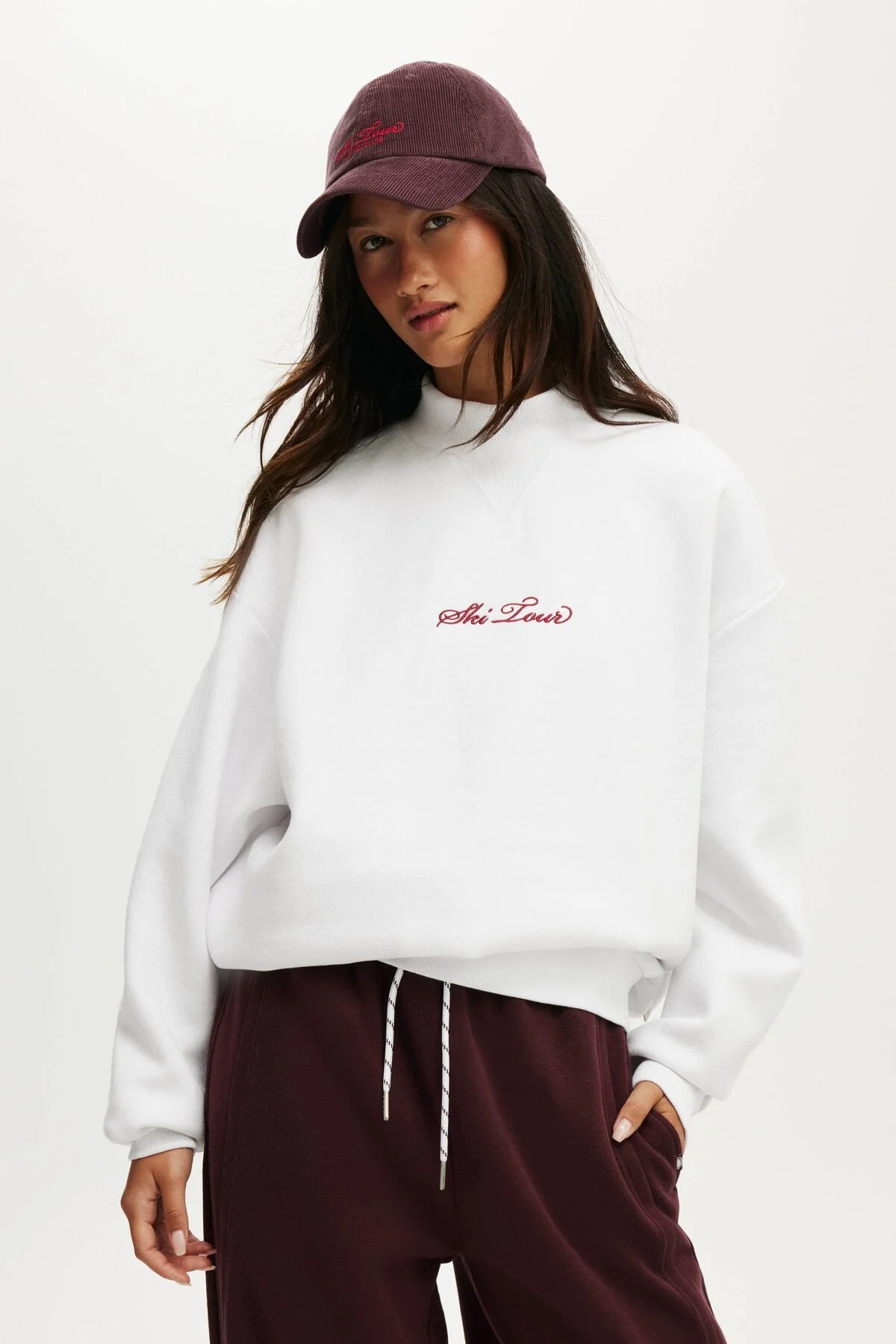  COTTON ON  
Plush Mock Neck Sweatshirt 
$30 US Only
