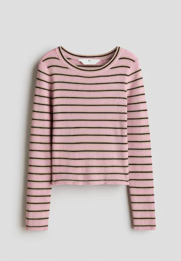  H&M  
Rib Knit Sweater 
$22.99