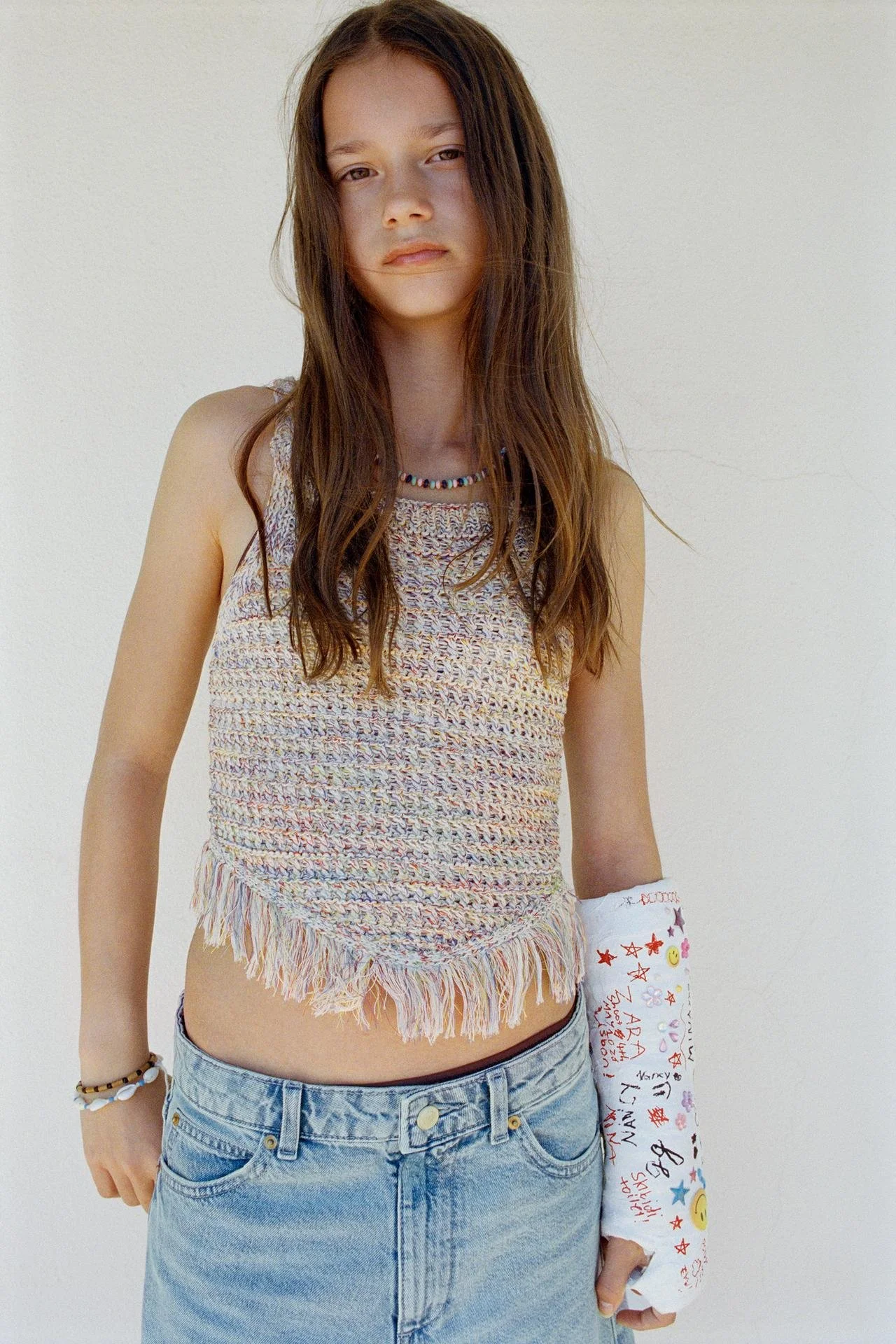  ZARA  
Fringe Knit Top 
17,95 €