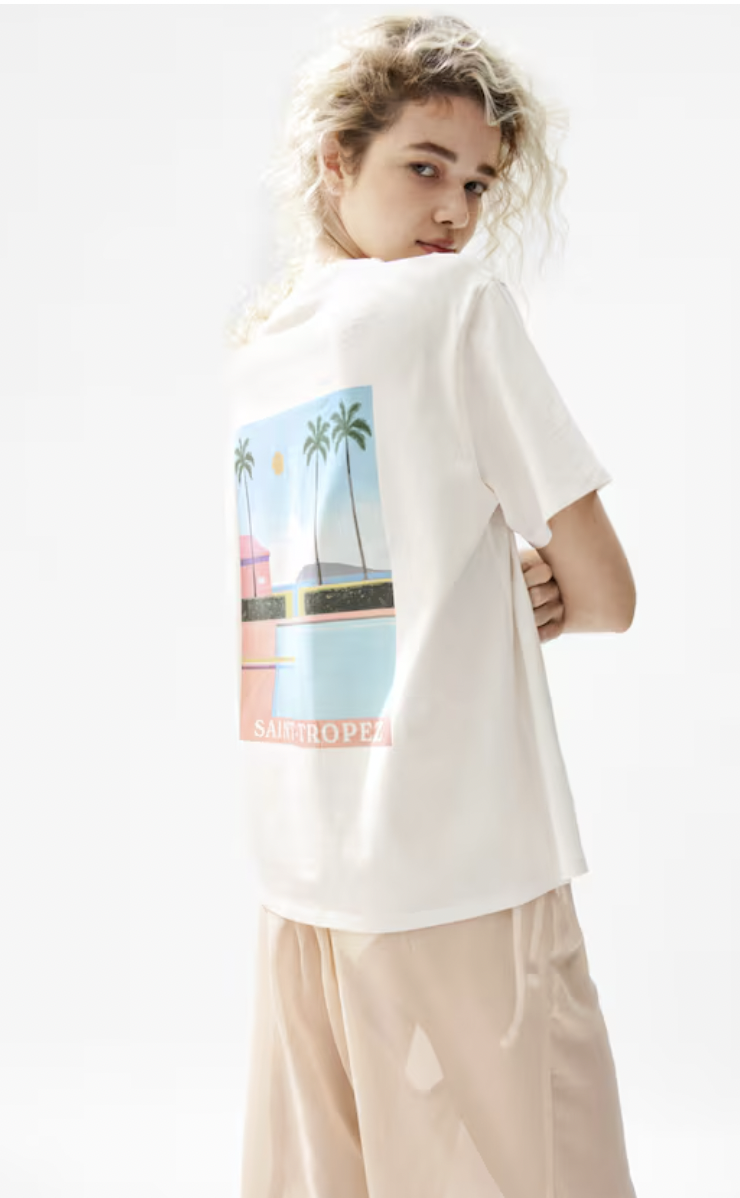  H&M  
Cotton T-Shirt With Print 
9,99 €