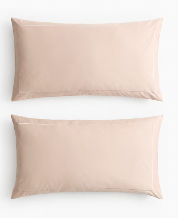  H&M  
Powder Pink Pillow Cases 
$49.99