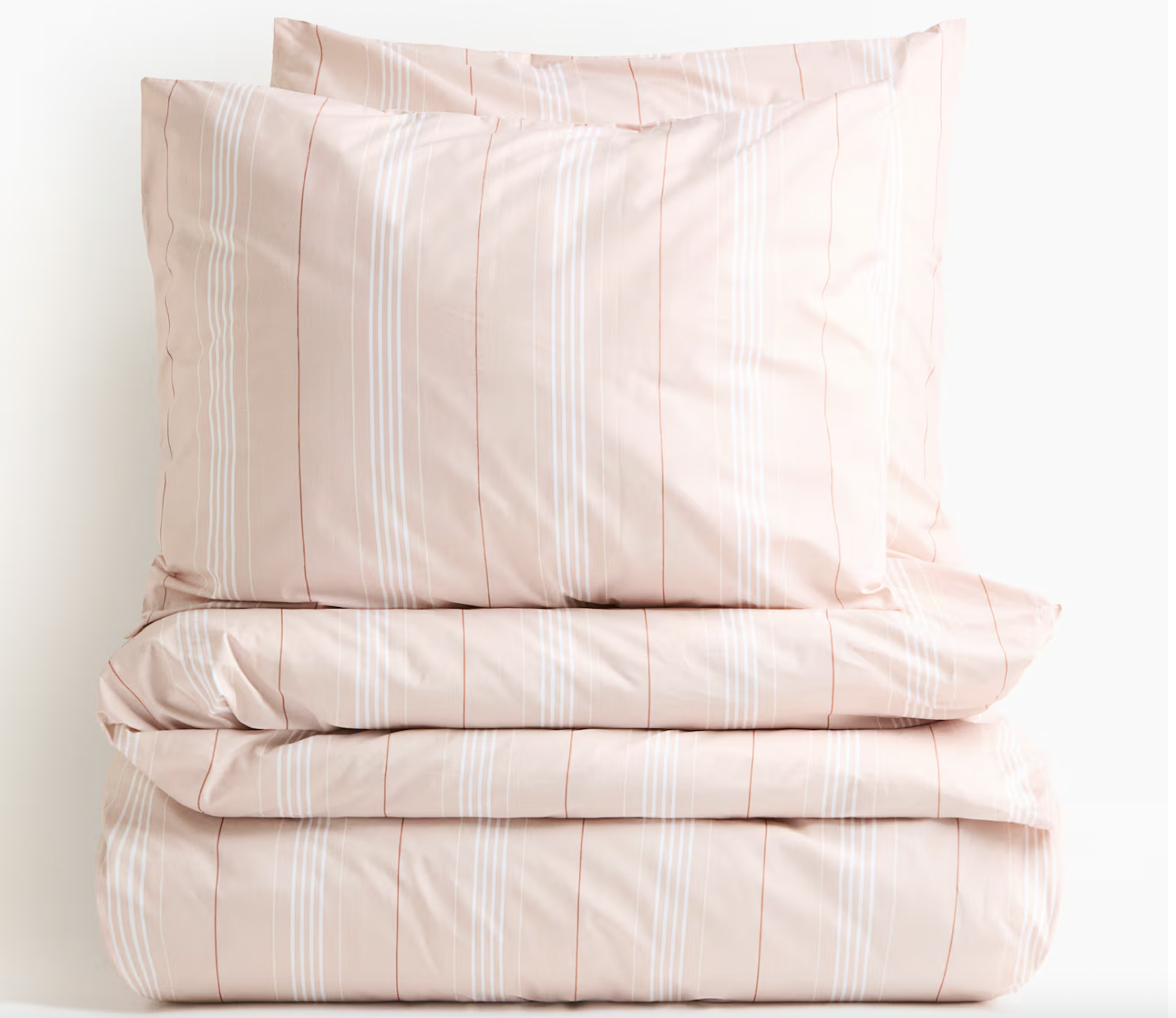  H&M  
Pink Stripe Duvet Set 
Was 59,99 € Now 48,00 €