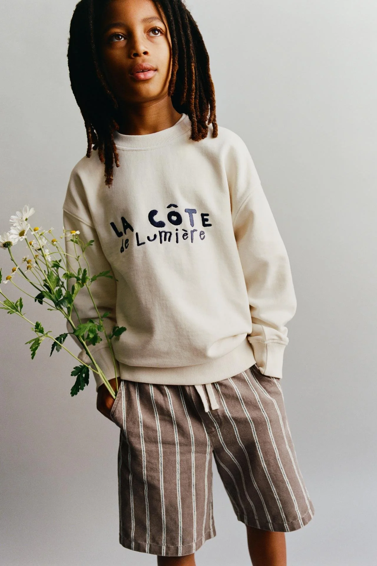  ZARA  
Stripped Cotton and Linen Shorts 
17,95 €