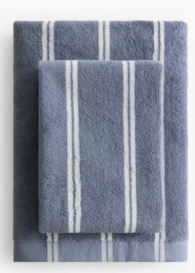  H&M  
Stripped Bath Towel 
$19.99