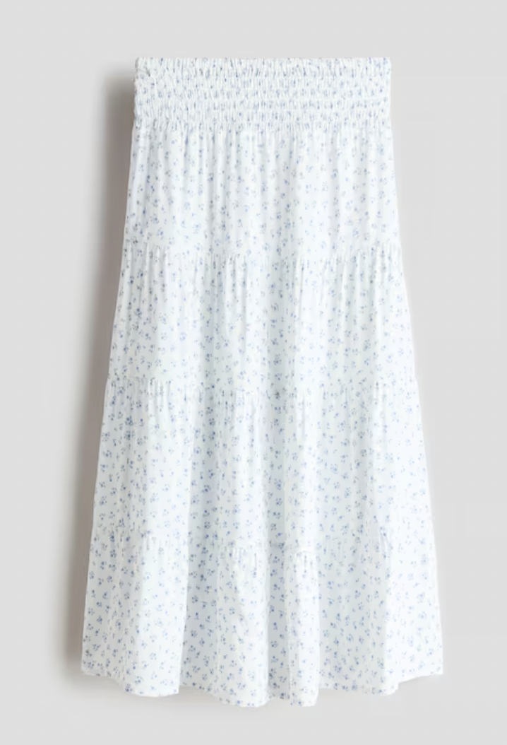  H&M  
Smocked Tiered Skirt  
19,99 €
