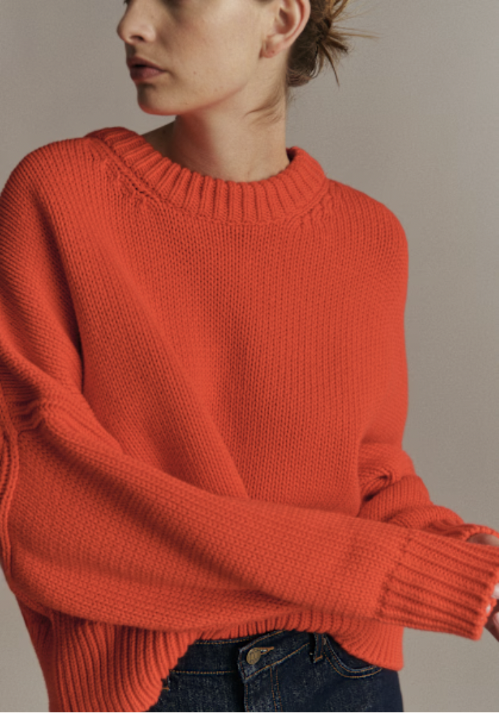  SEZANE  
Virgil Sweater Poppy 
150 €