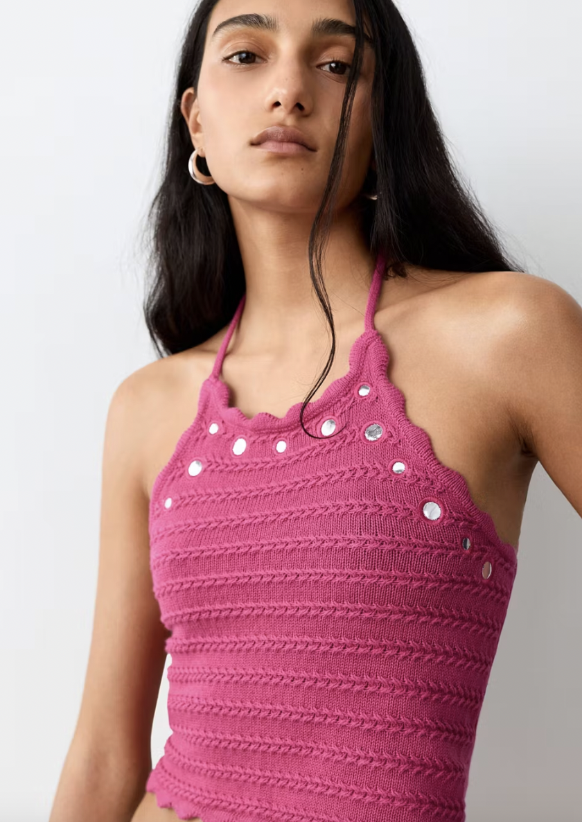  MANGO  
Mirrored Crochet Top 
19,99 €