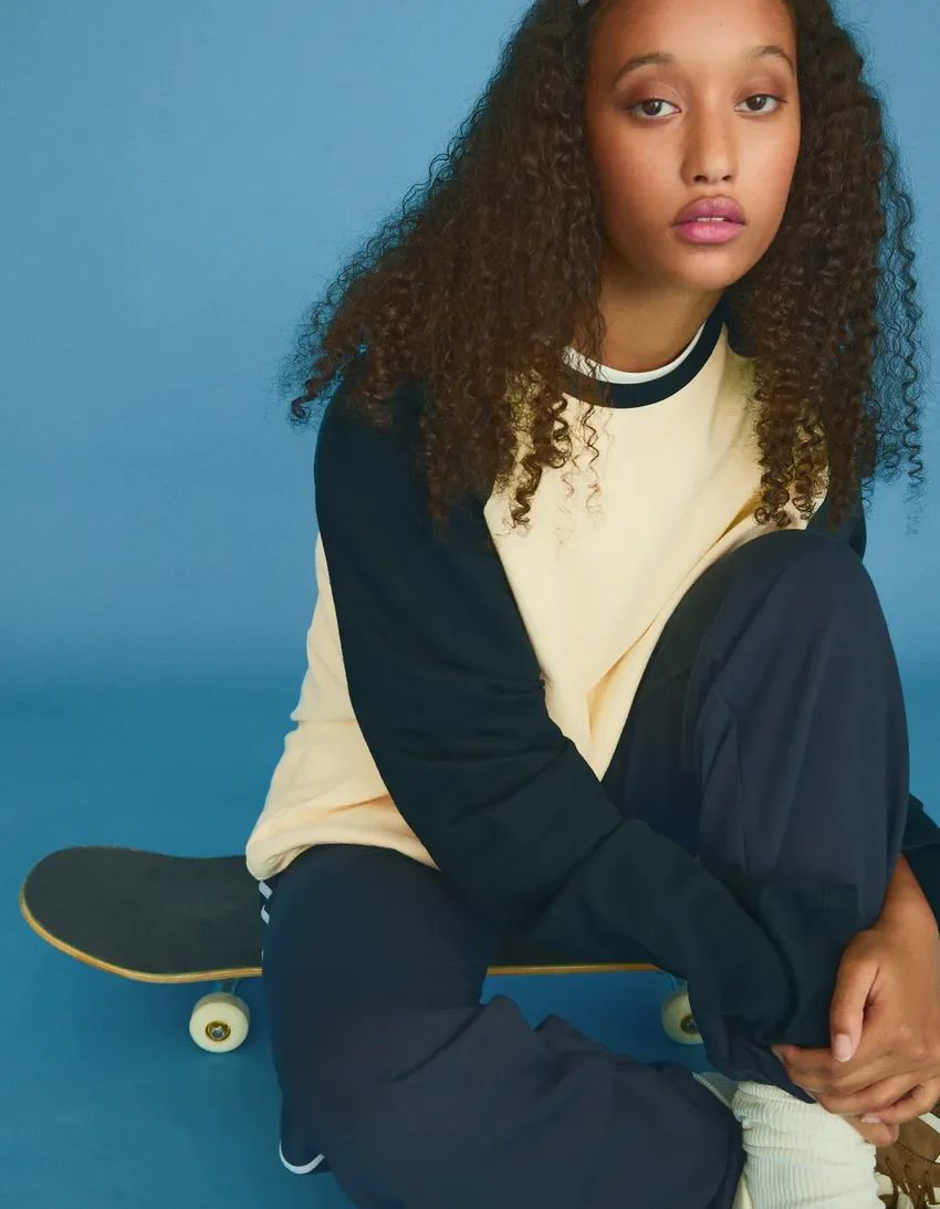  BERSHKA  
Raglan Crew Neck Sweater 
$35.90