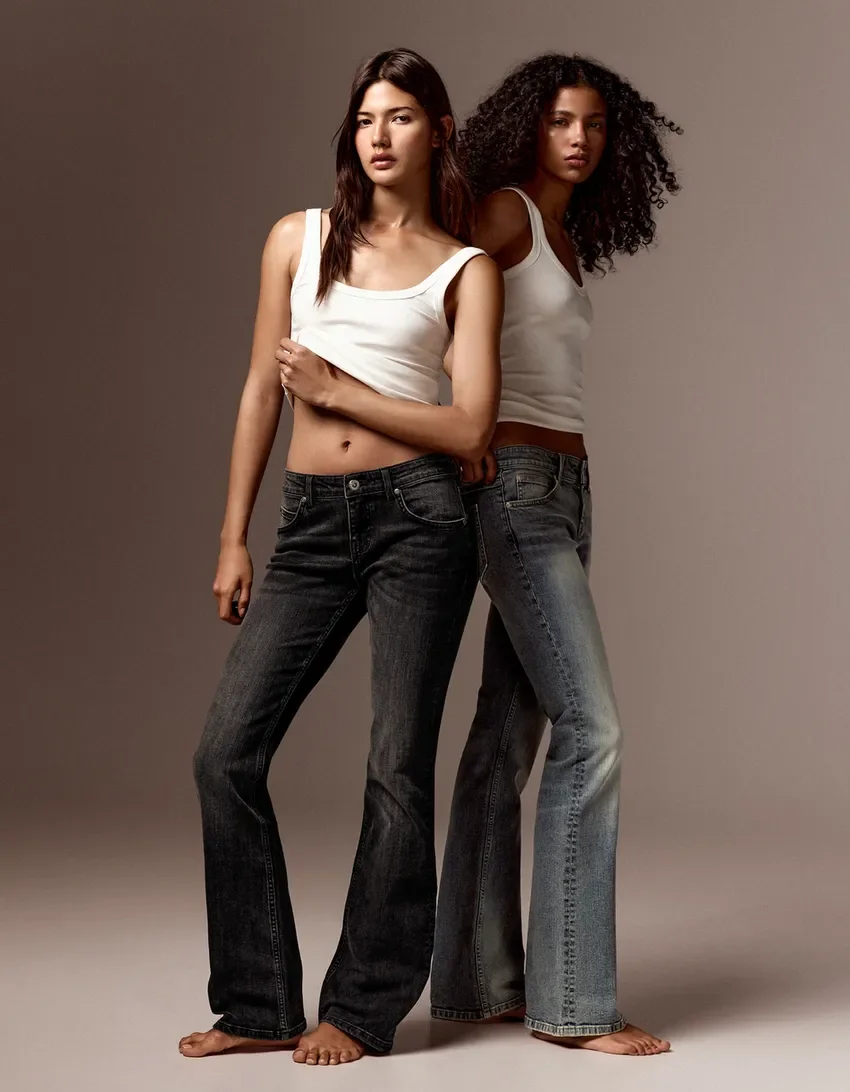  BERSHKA  
Low Rise Slim Bootcut Jeans 
$59.90 
