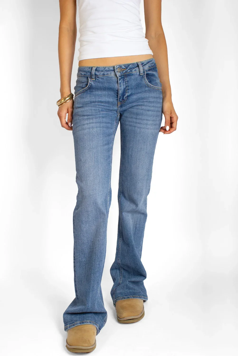  SUBDUDED  
Low Waist Flared Jeans 
$69