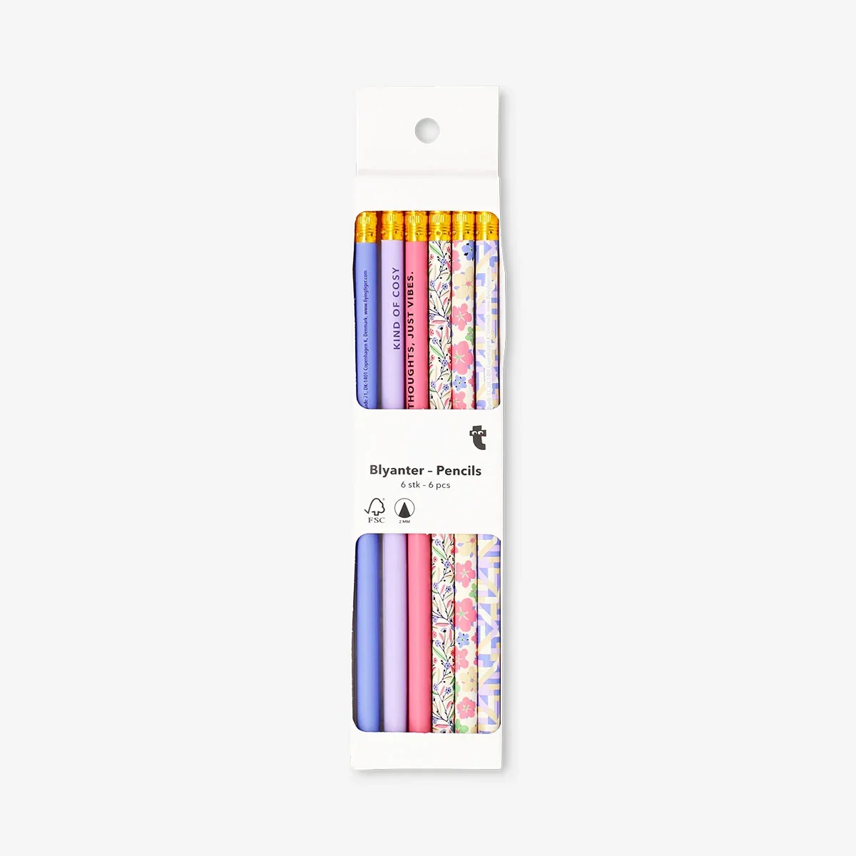  FLYING TIGER  
Set of 6 Pencils With Pattern 
1,50 €