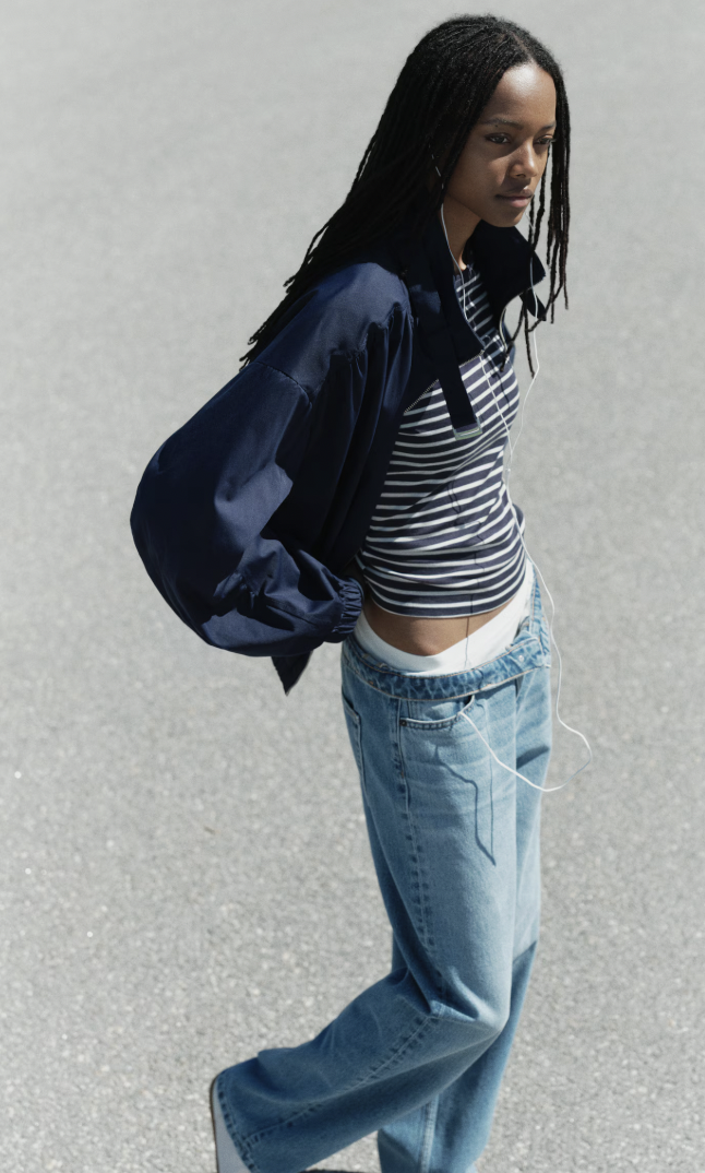  H&M  
Oversized Bomber Jacket 
$44.99