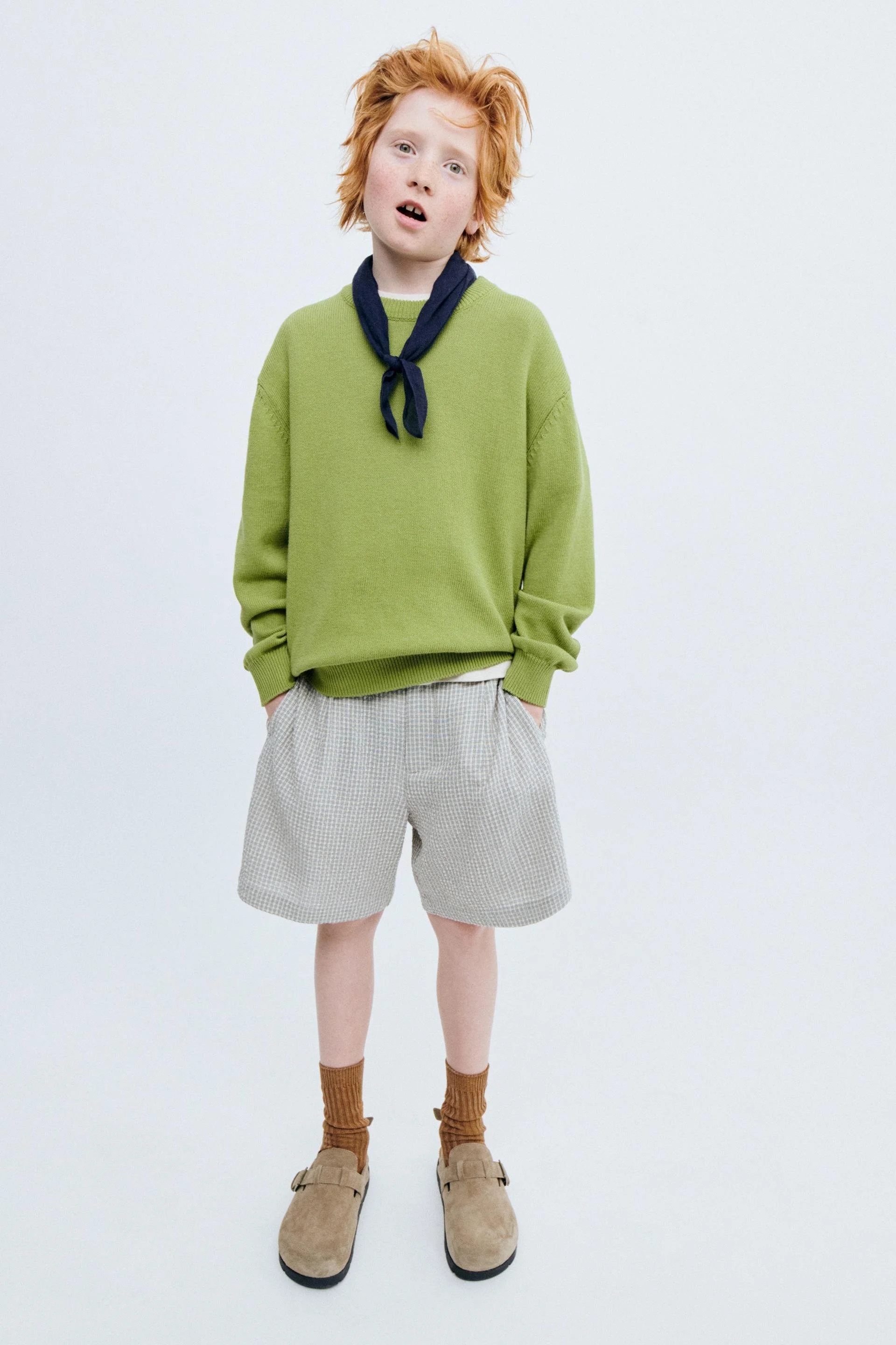  ZARA  
Storiesz Check textured Bermuda Shorts 
19,95 €