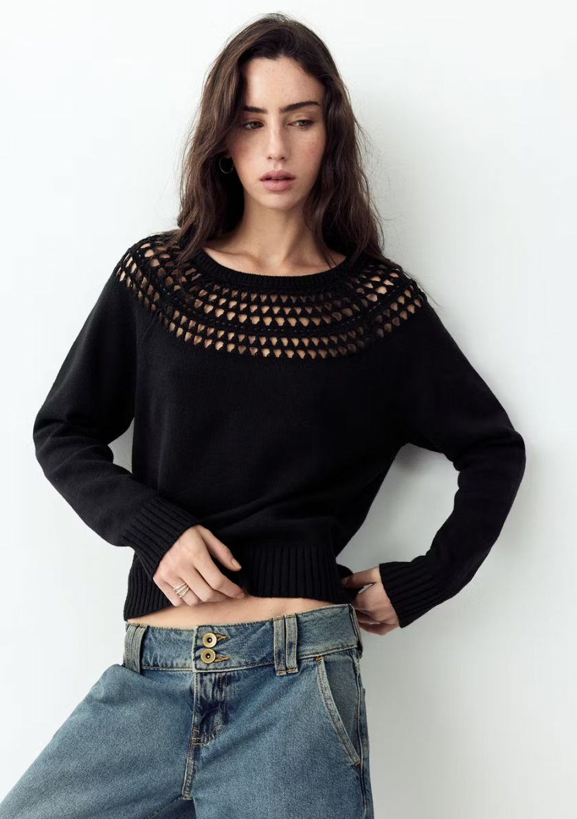  MANGO  
Sweater With Open Work Knit 
35,99 €