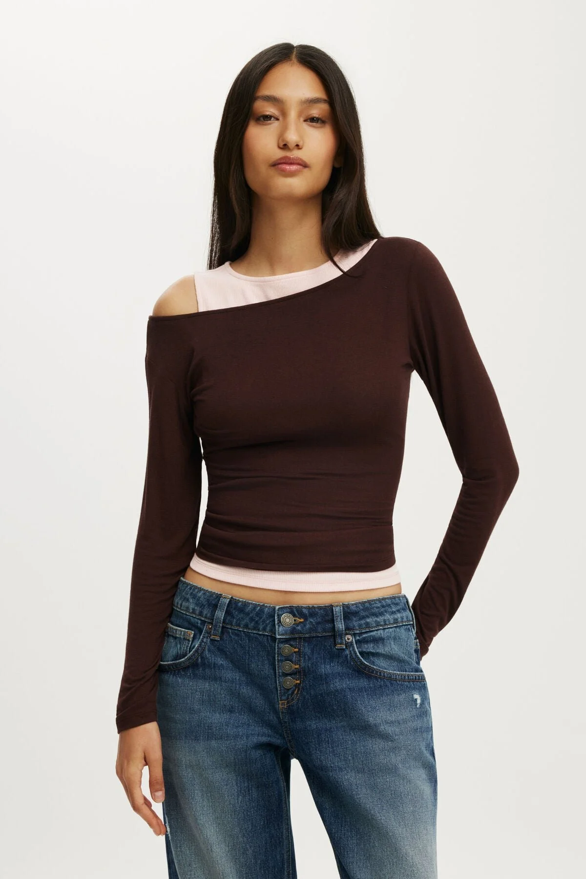  COTTON ON  
Morgan Layered Long Sleeve 
$29.99 US Only