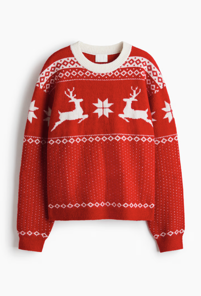  H&M  
Jacquard Knit Sweater 
Was 29,99 € Now 19,99 €