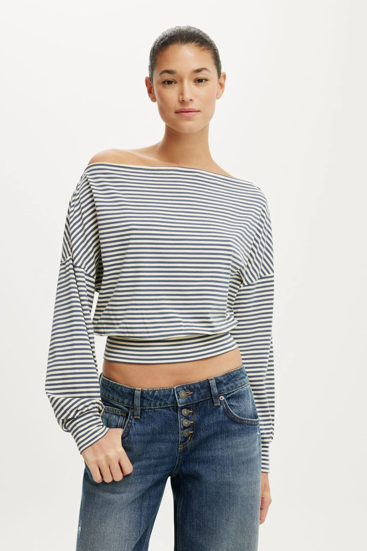  COTTON ON  
Sage Off Shoulder Long Sleeve 
$34.99 