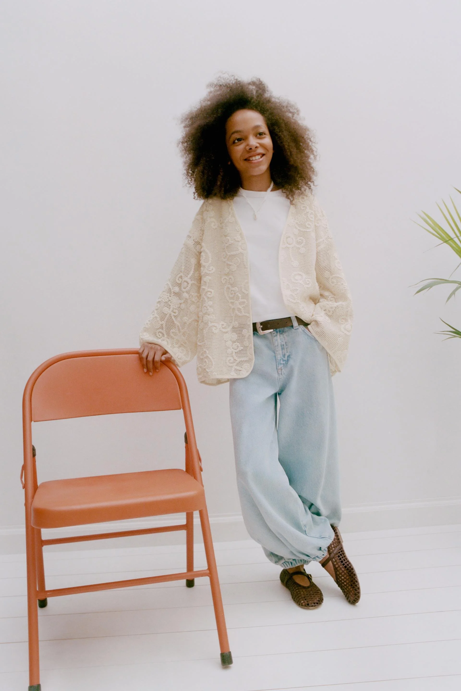  ZARA  
Embroidered Floral Kimono 
29,95 €