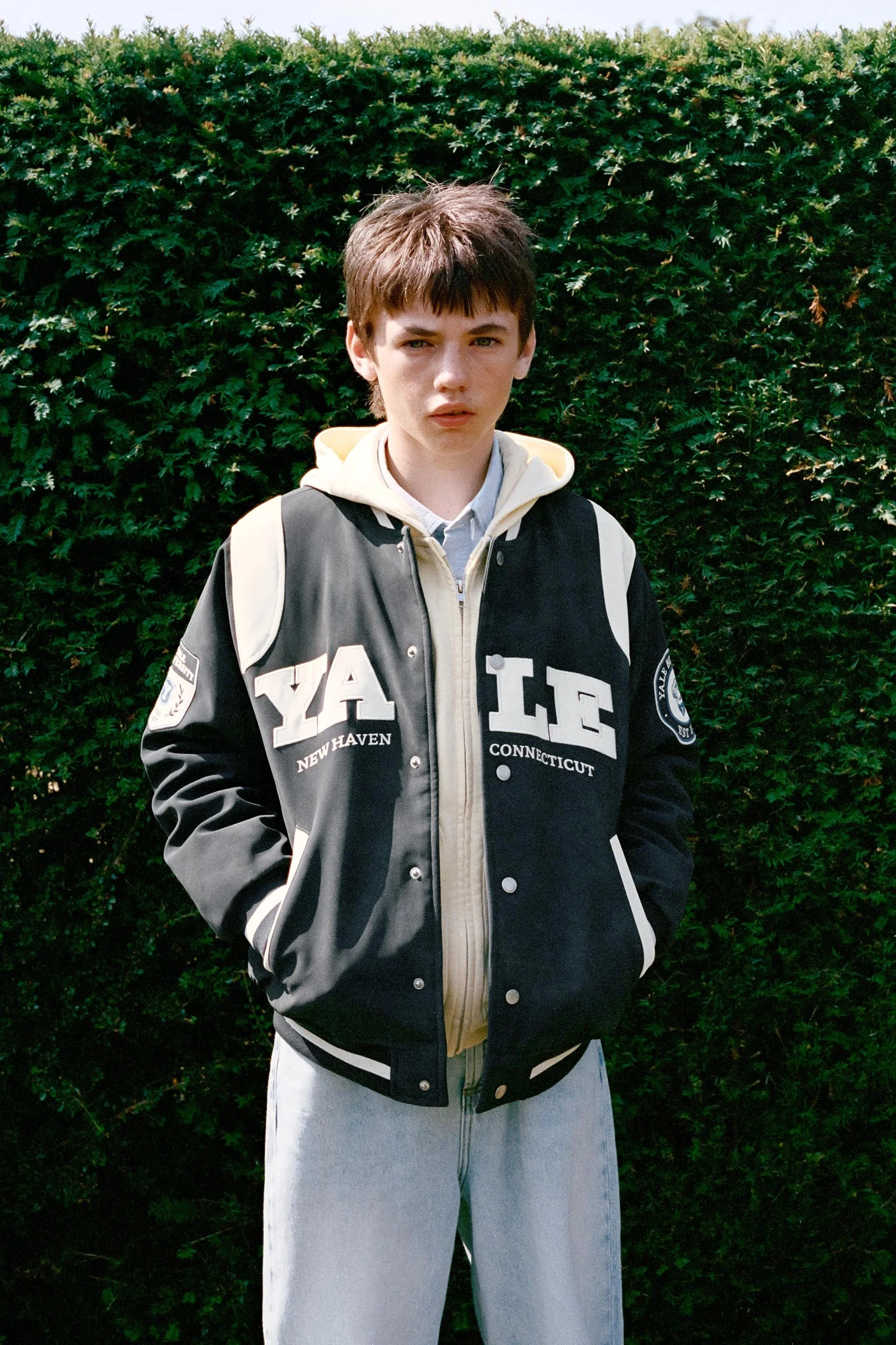  ZARA  
Yale University Leather Bomber 
39,95 €