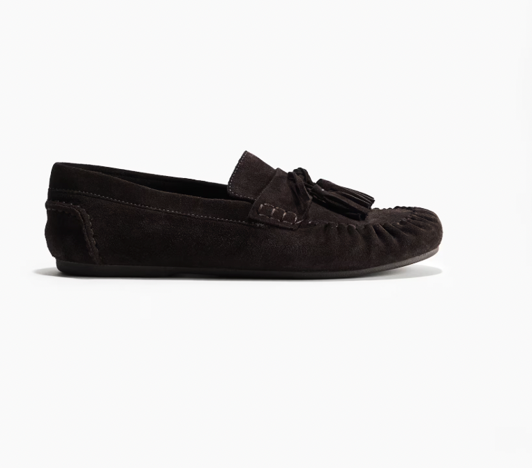  H&M  
Brown Suede Loafer 
$79.99 