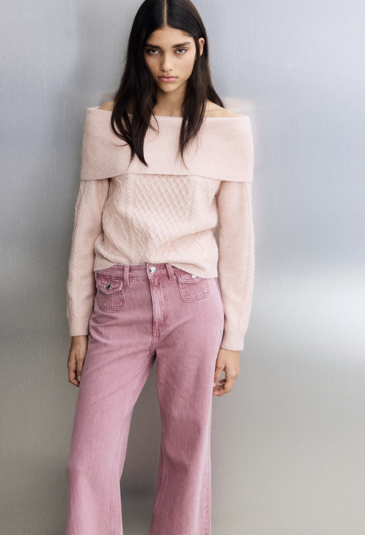  H&M  
Off Shoulder Sweater 
Was $39.99 Now $23.99