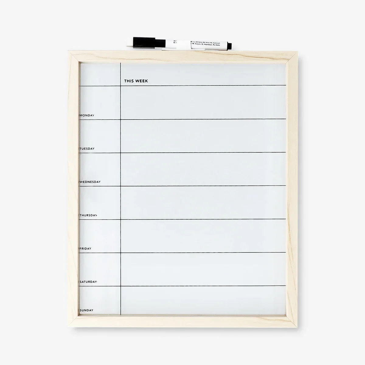 FLYING TIGER  
Weekly Planner Board 
5 €