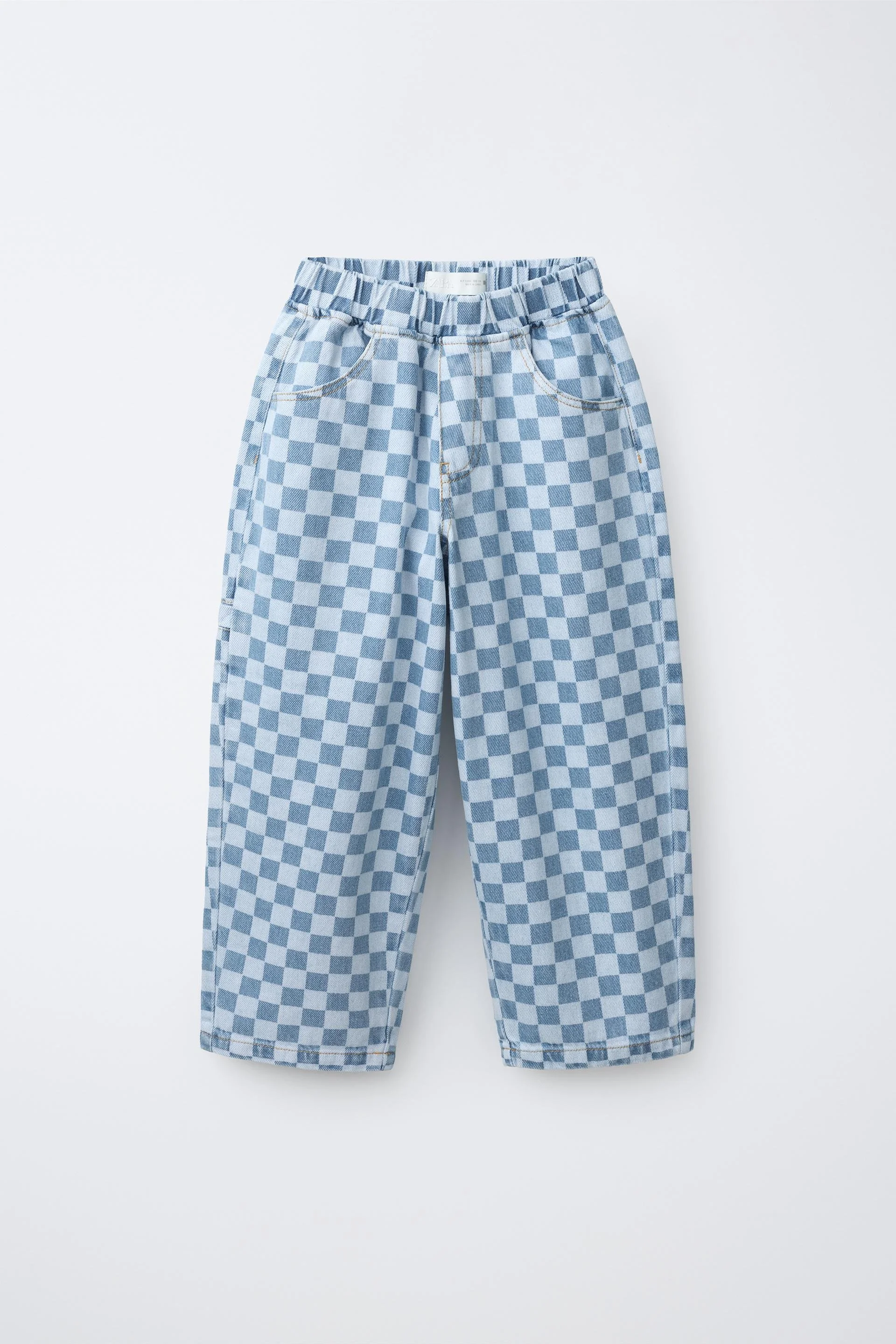  ZARA  
Balloon Fit Jeans With Checkerboard Print 
22,95 €