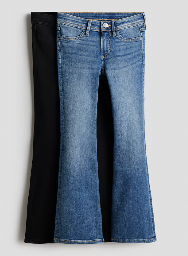  H&M  
2-Pack Flared Leg Jeans 
39,99 €