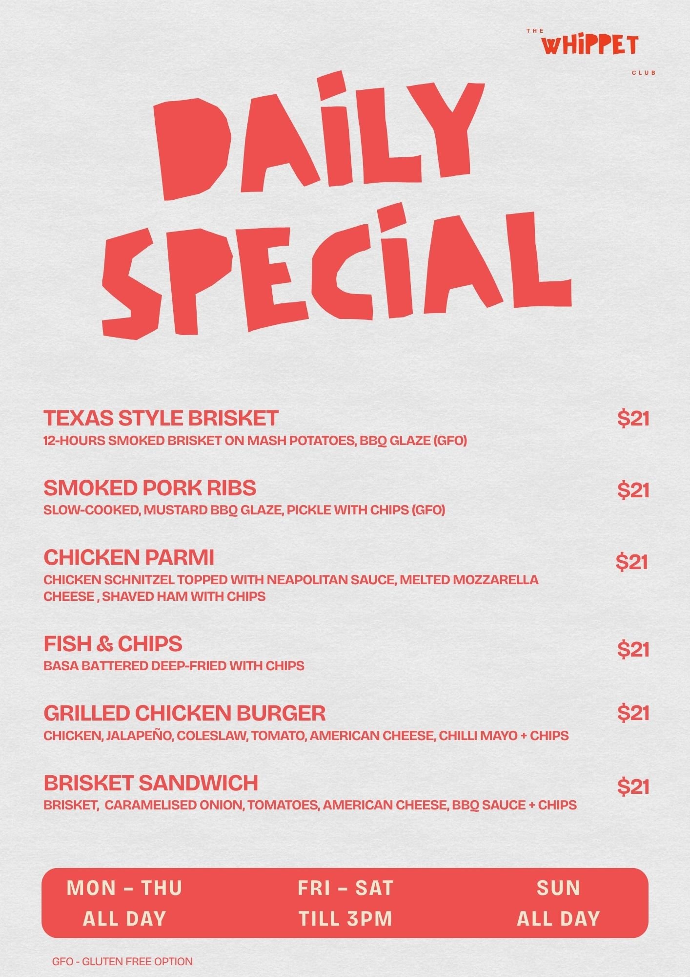 Lunch Special