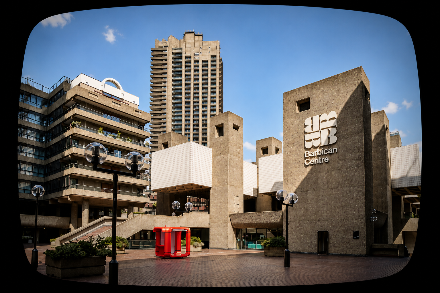 K67 kiosk at the Barbican Portals