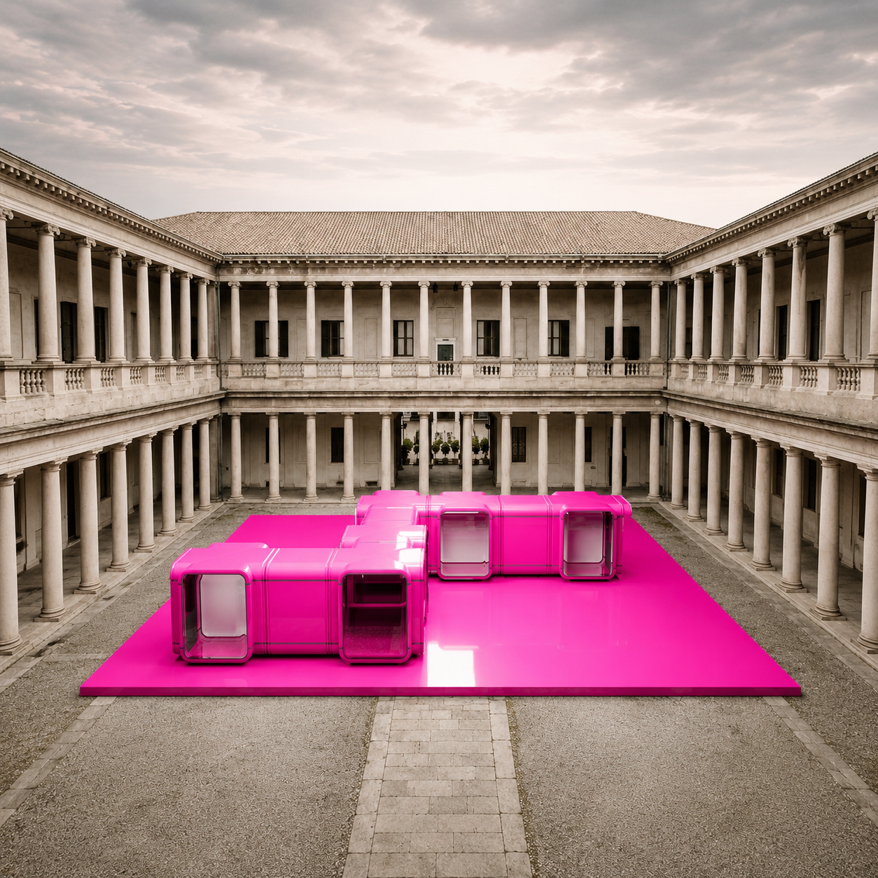 K67 kiosk Milan Design Festival example Portals
