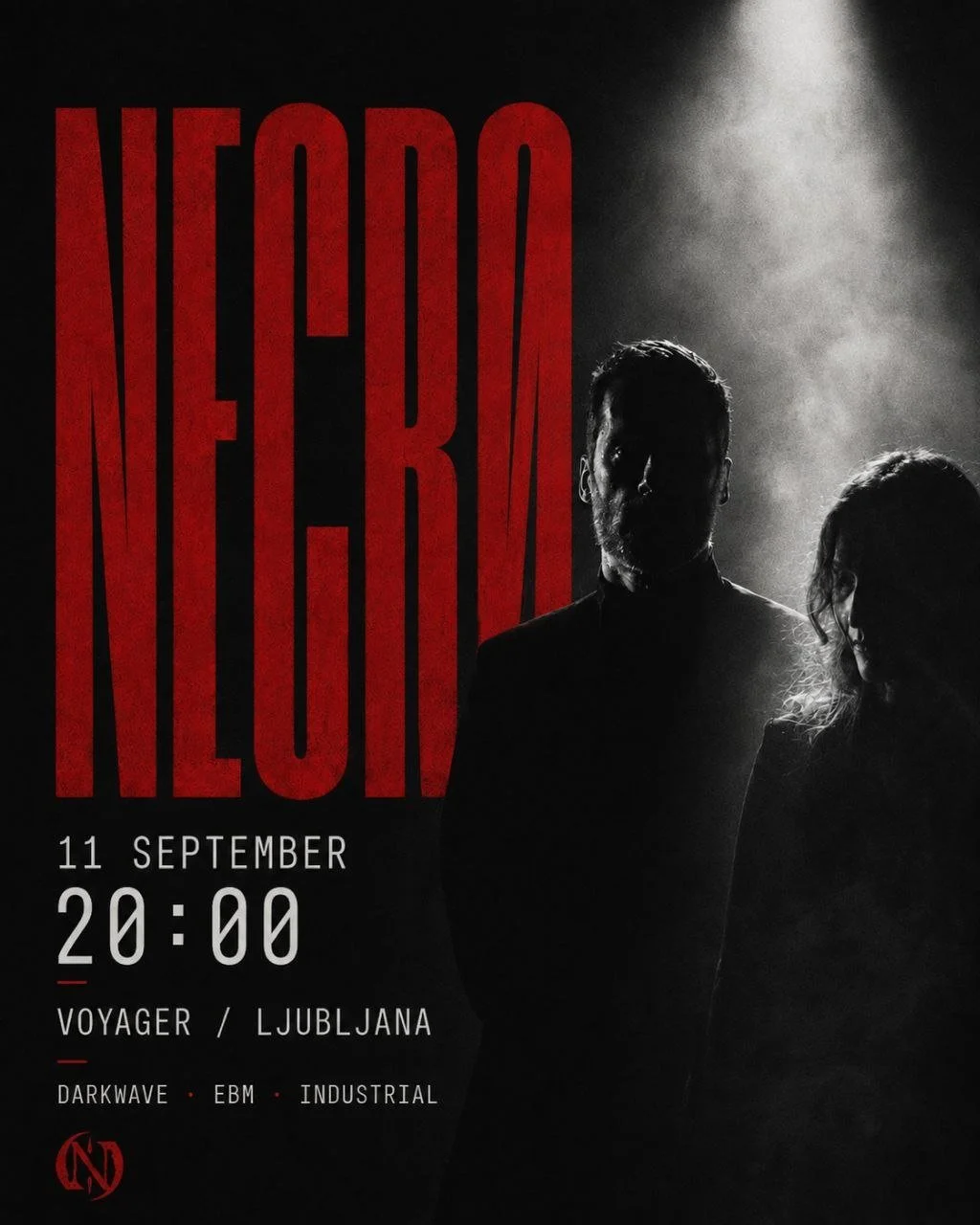 NECRØ: koncert v Voyager craft baru