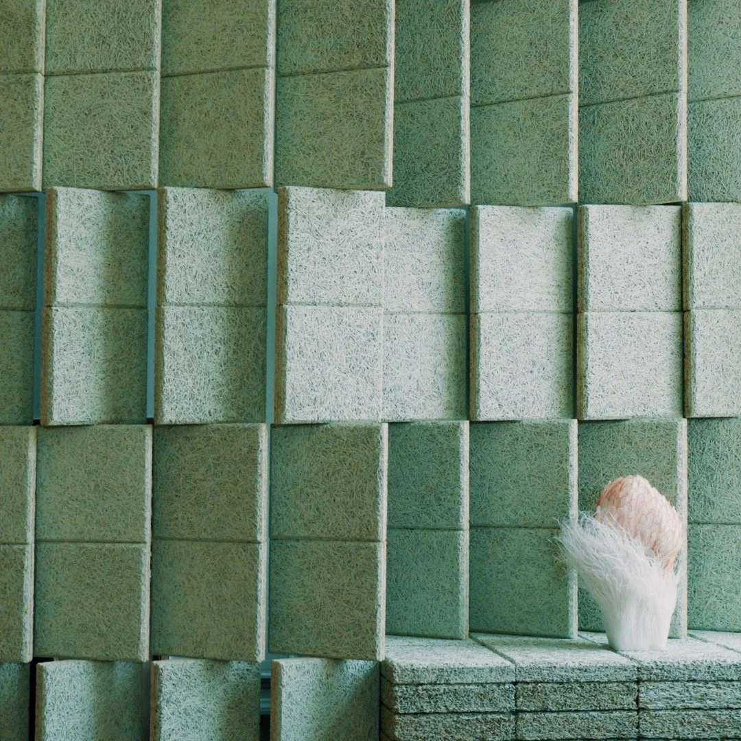 Collectors&rsquo; Lounge | A Study in Materiality
@collectartfair &times; @craftscouncil 

The concept explores how a focused palette of materials (including recyclable wood wool) can shape a space through simplicity, repetition and pattern. Each ele