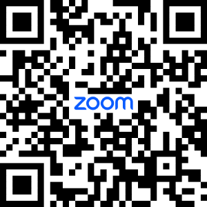 A QR code with the word 'zoom' embedded in it.