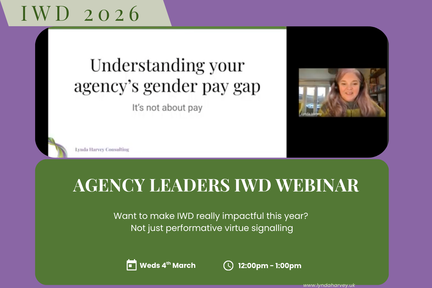 IWD agency leaders’ webinar