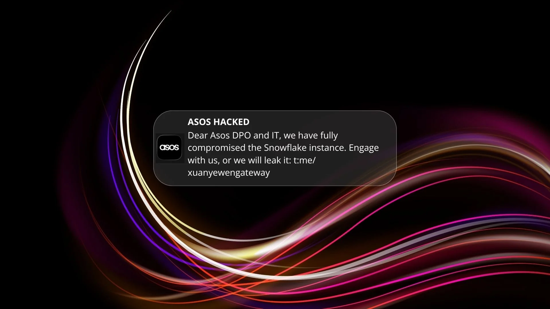 ASOS Cyber Incident: What Happens When a Cyber Attack Becomes Public in Seconds?