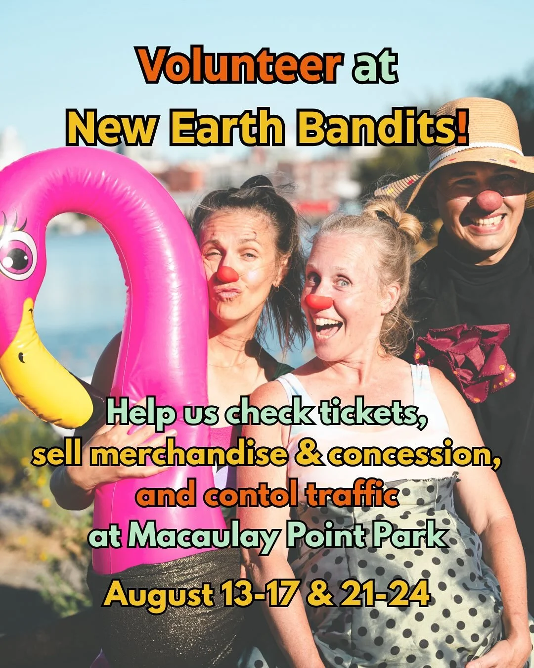 We need a gang of Bandits to help us stage this spectacle! All volunteers get free tickets to New Earth Bandits 🌀

Sign up at the link in our bio, or contact our Event Coordinator, Hannah, at eventcoordinator@snafudance.com

VOLUNTEER ROLES

BOX OFF