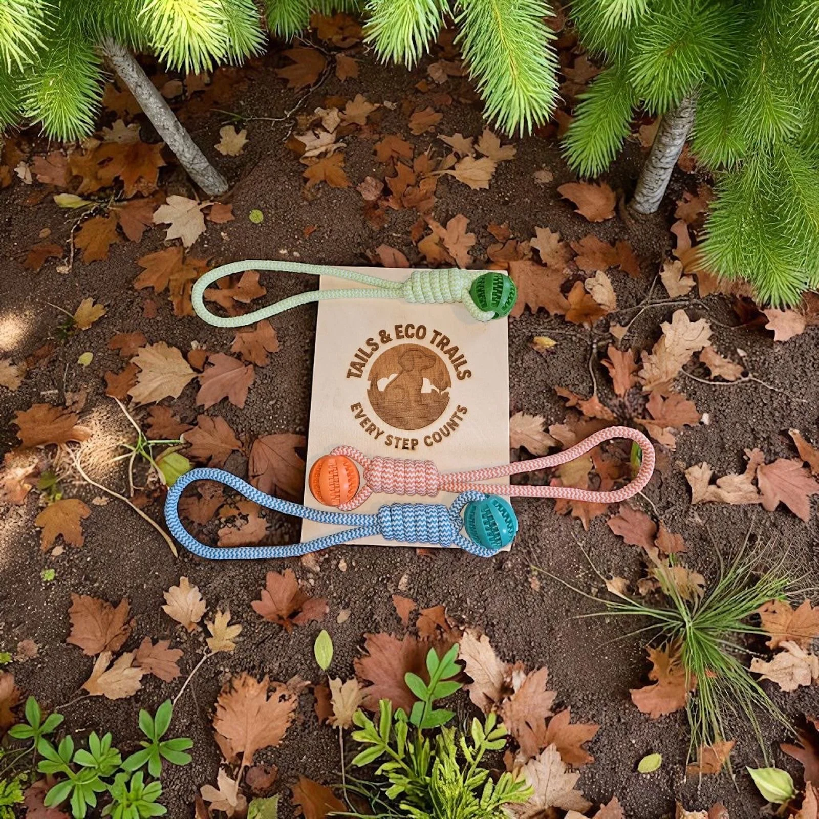 Eco Rope Ball Tug & Chew Toy