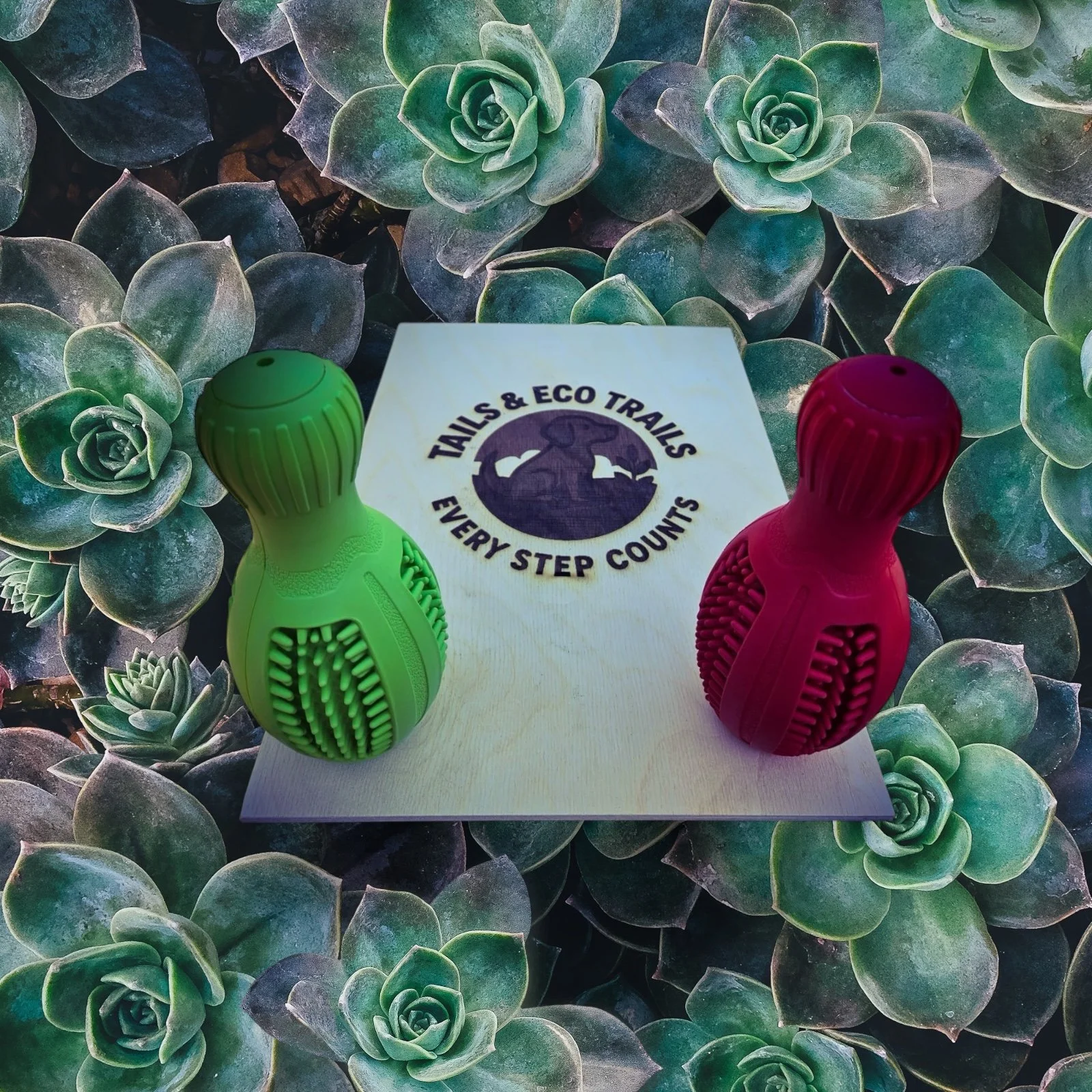 Heavy-Duty Natural Rubber Interactive Dog Chew Toy & Slow Feeder