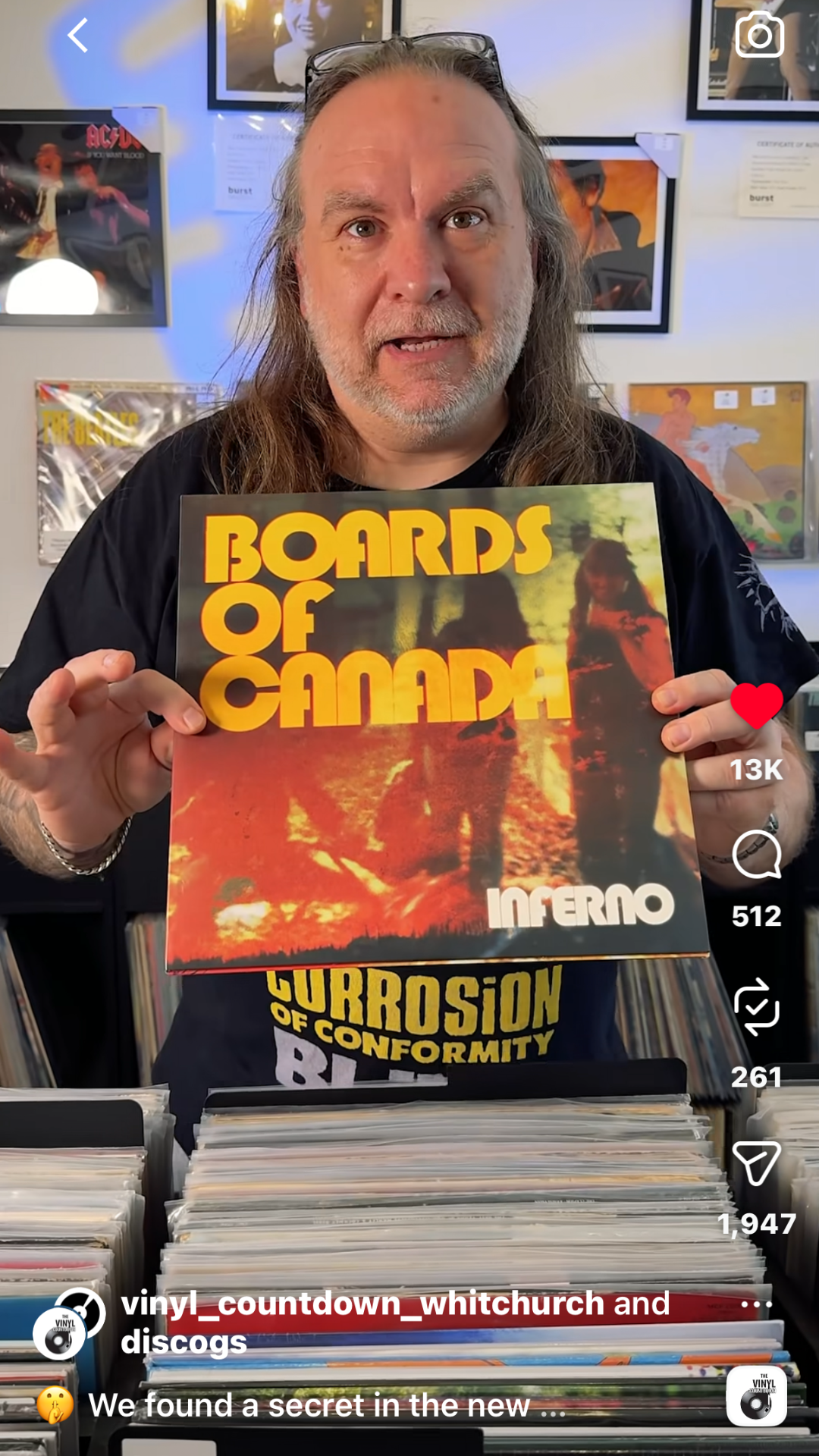 Boards of Canada vinyl walkthrough with local Vinyl Store and Discogs (collaboration)