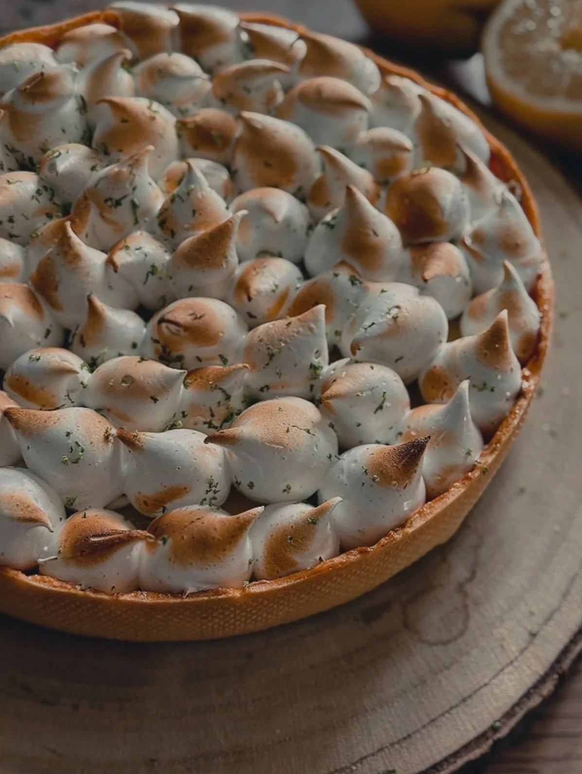 Lemon and Swiss Meringue Tart