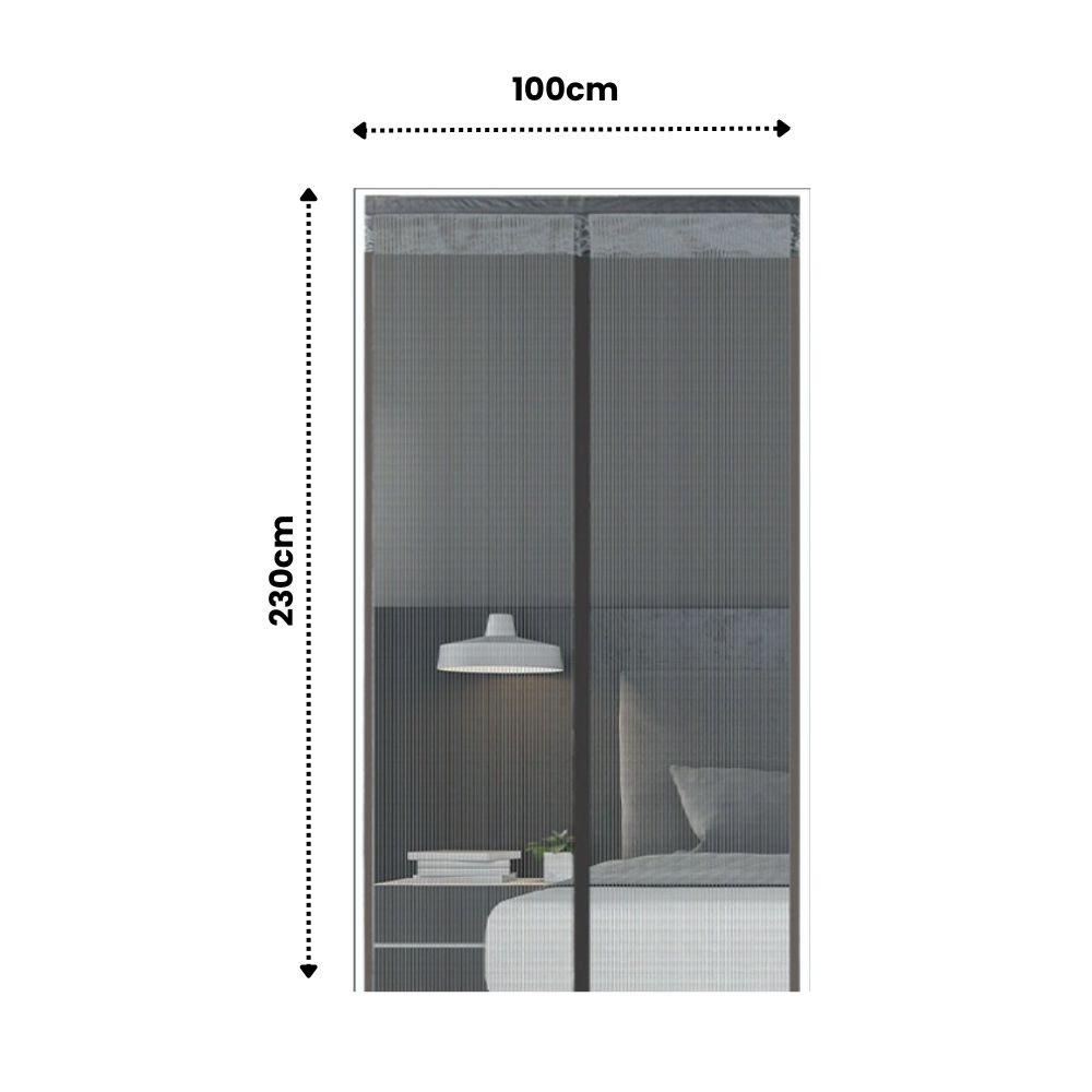 Extra Durable Mesh Curtain Magnetic Fly Screen Door Mosquito Netting