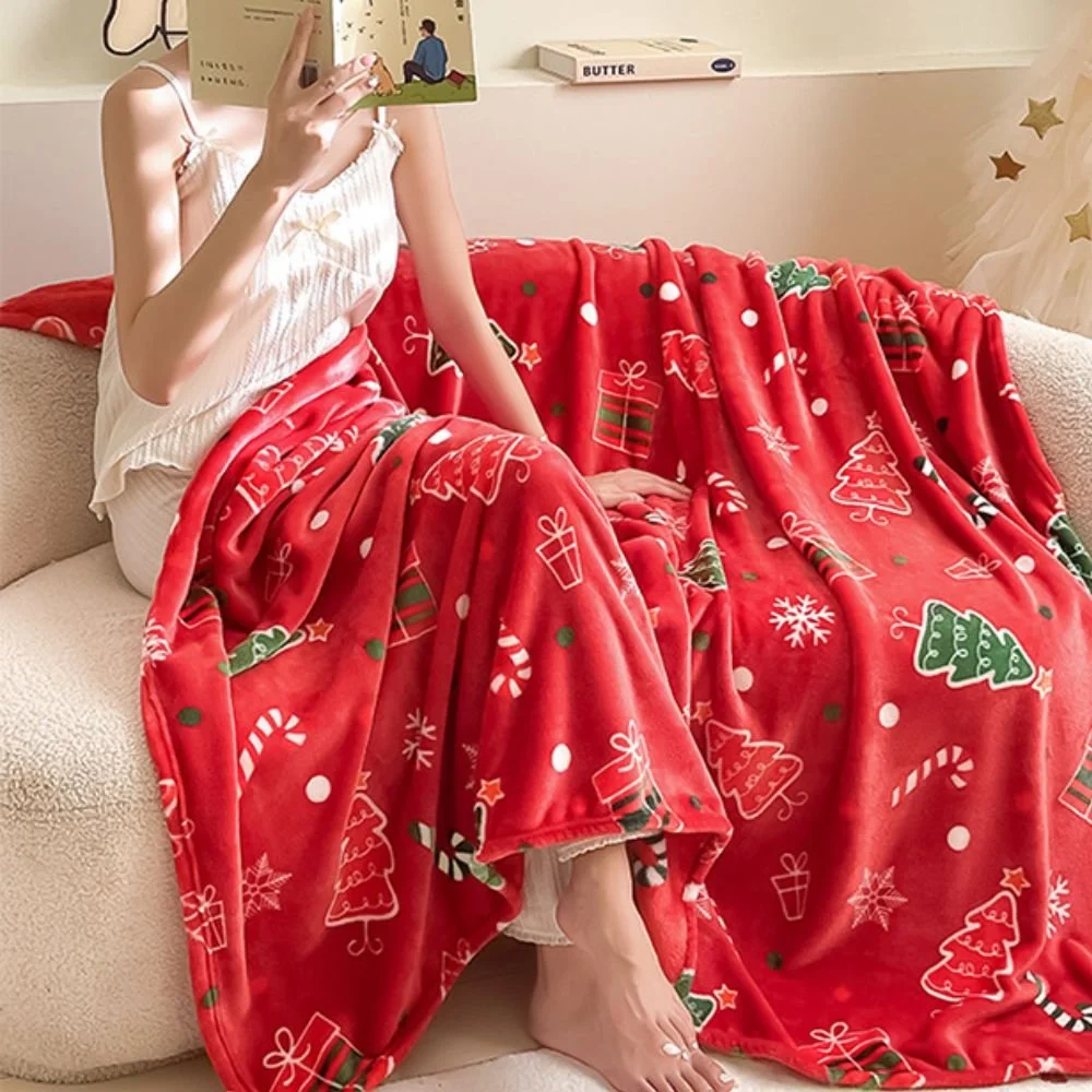 150x200cm Elegant Comfort Luxury Velvet Blanket - Xmas