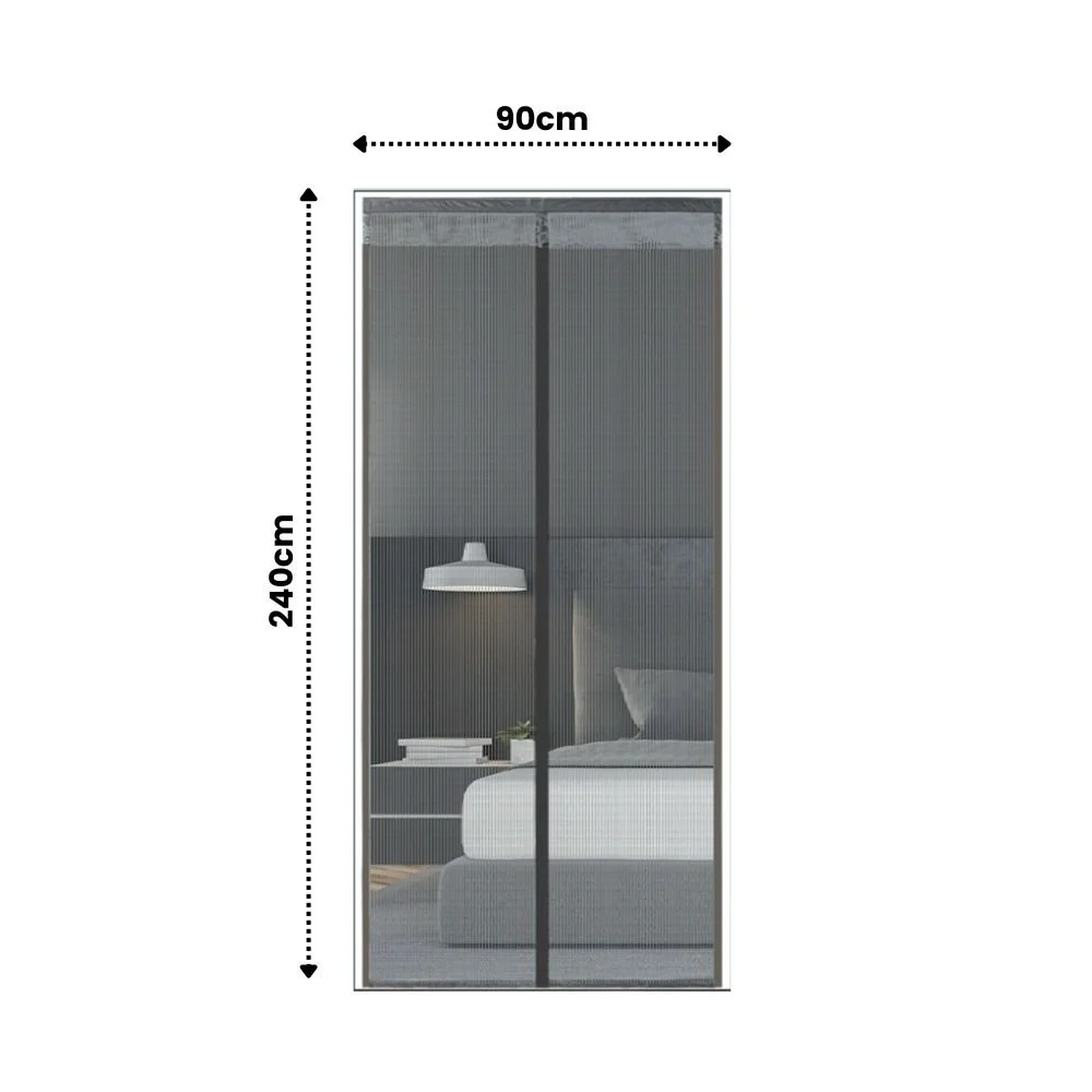 Extra Durable Mesh Curtain Magnetic Fly Screen Door Mosquito Netting