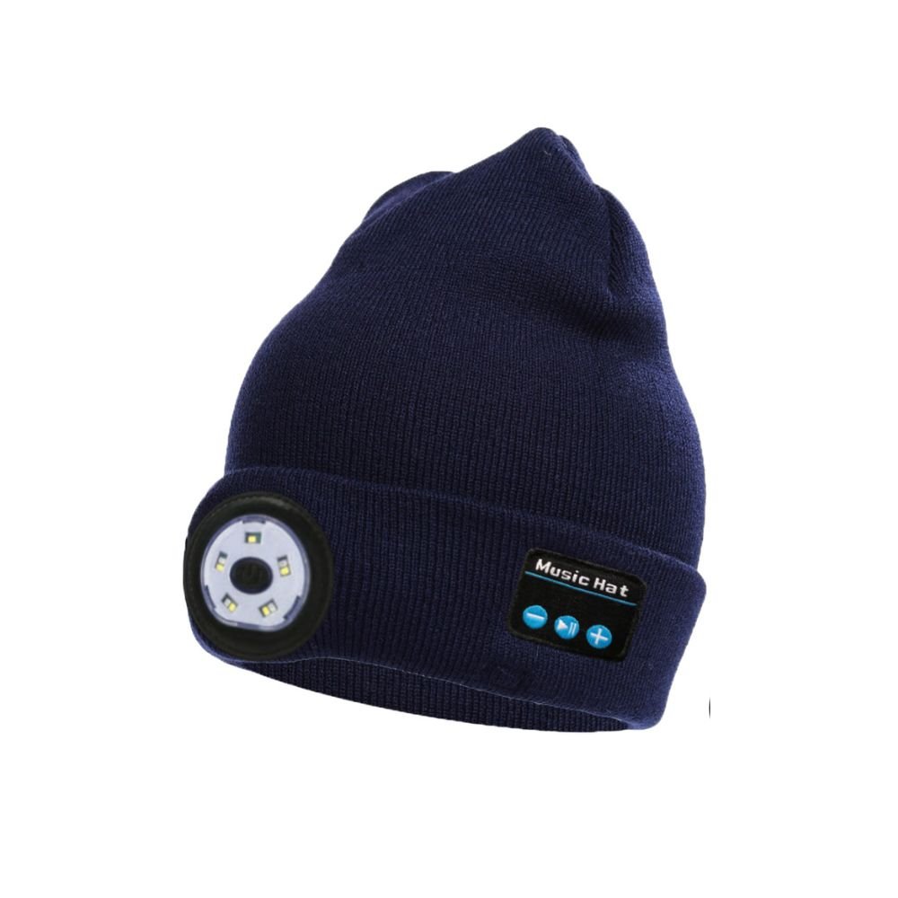 Bluetooth 5.0 LED Beanie Hat with Music Speakers