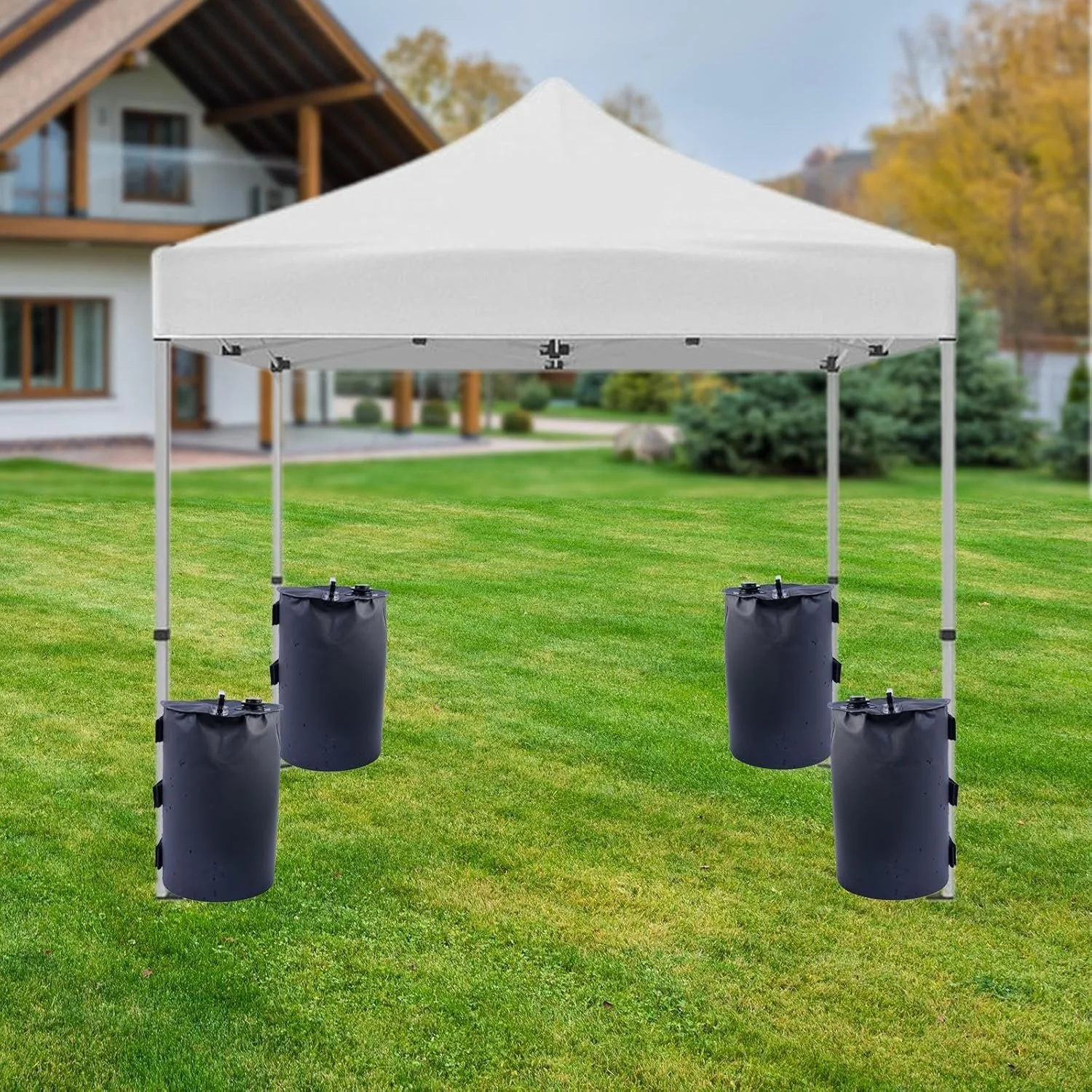 4Pcs Camping Sandbags Tent Canopy Weights Water Bags Outdoor Beach
