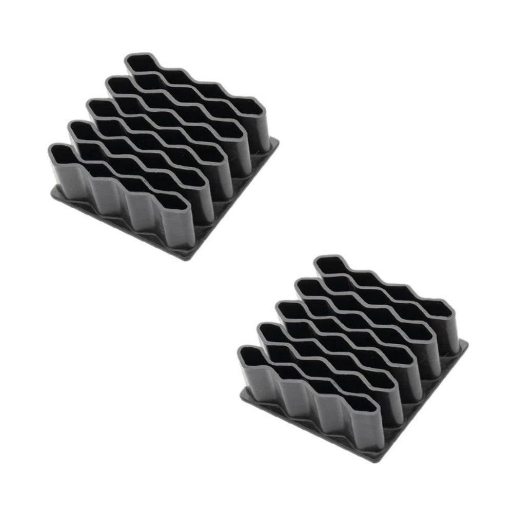 2Pcs Makeup Brush Organizer w 20 Slot Portable Storage Space