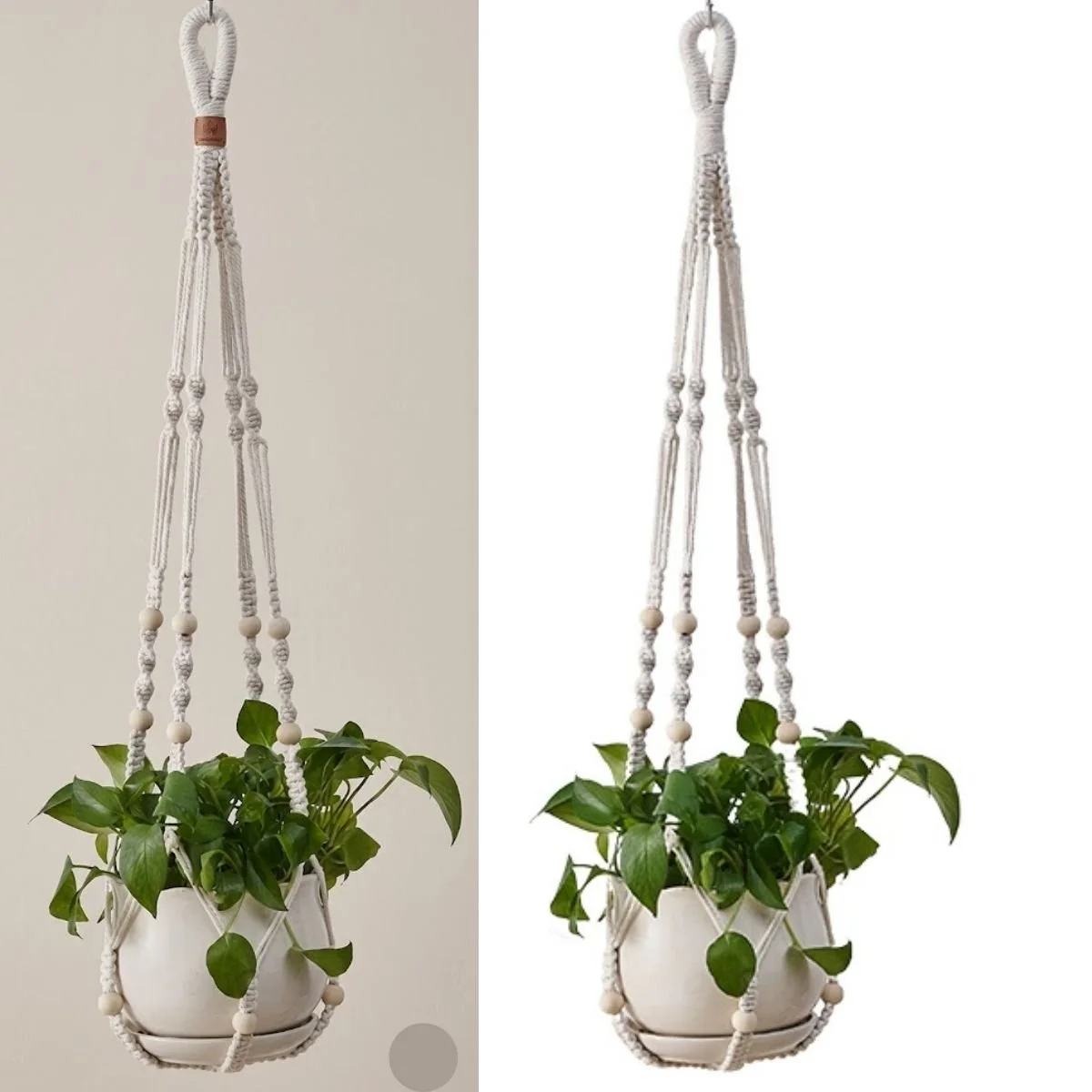 Boho Chic Macramé Plant Hanger 90CM
